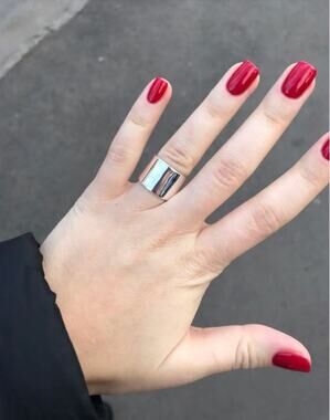 Wide Band Polished Ring